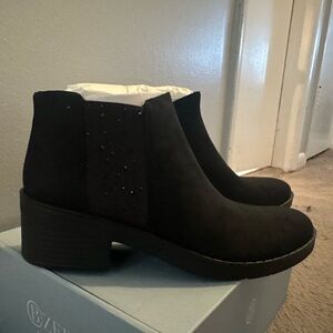 Bzees Black Ankle Boots
